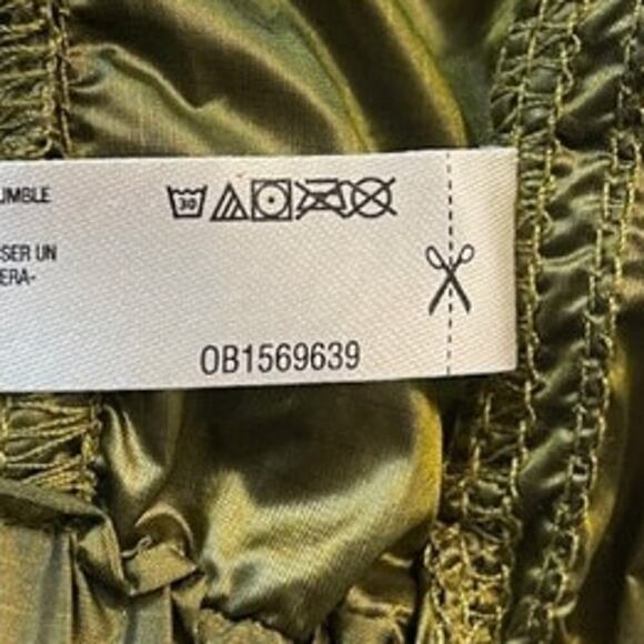 Free People Women's Back to The Future Pants Size Medium NWOT Olive Green Jogger - Picture 13 of 13